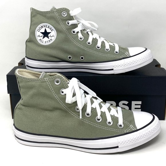 Converse Shoes - Converse Women's Size 9.5 164933C CTAS HI Jade Stone Gray Canvas Canvas Sneakers